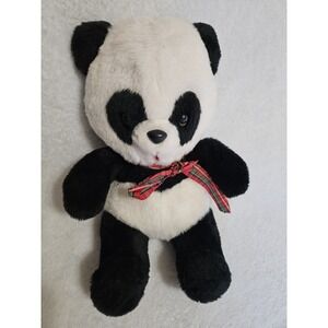 Amoco Oil Company Animal Fair Vintage Plush Panda Stuffed Made In Usa